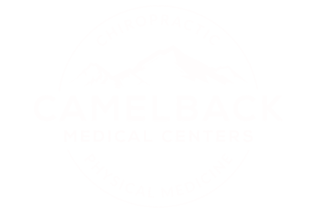 Camelback Medical Centers White Logo for Chiropractors in Phoenix, Scottsdale and Tempe Arizona